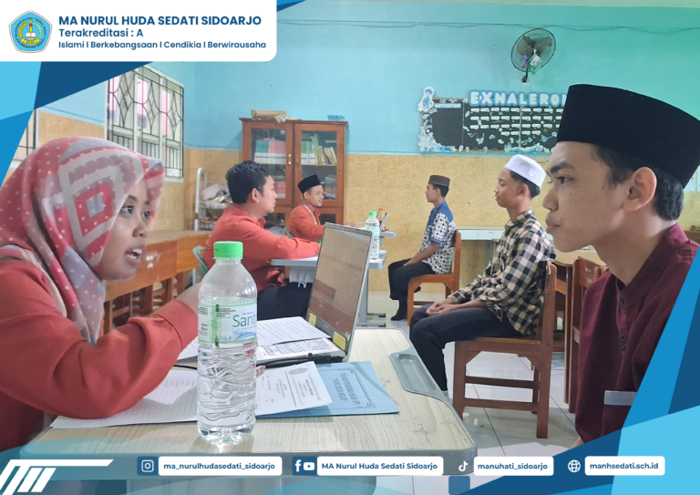 MA Nurul Huda Sedati Gelar Tes Seleksi Calon Murid Baru Tahun Pelajaran 2026–2027​